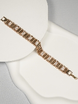 Resim ZİRKON TAŞLI KORDON ZİNCİR GOLD KADIN BİLEKLİK