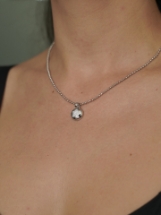 Resim TAŞLI YILDIZ DORİKA ZİNCİR SİLVER KOLYE